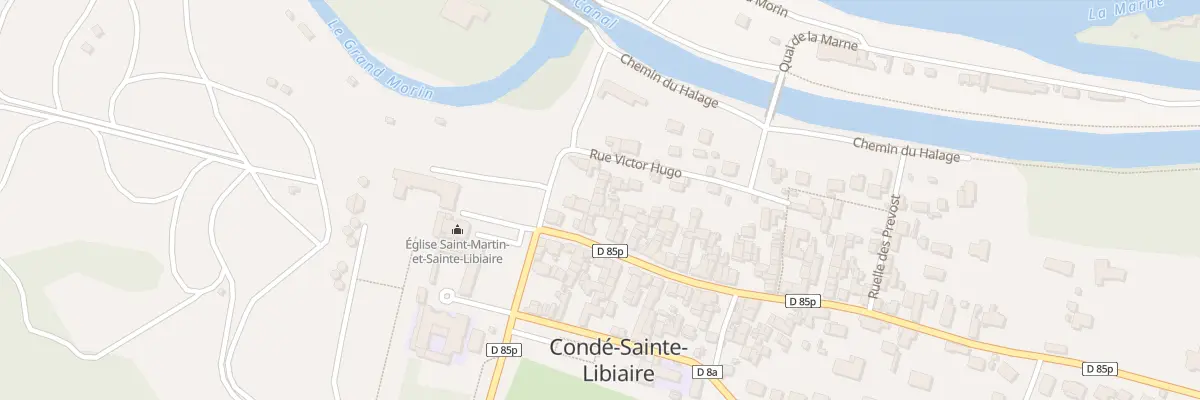 Plan du 6 Rue Victor Hugo à Condé-Sainte-Libiaire