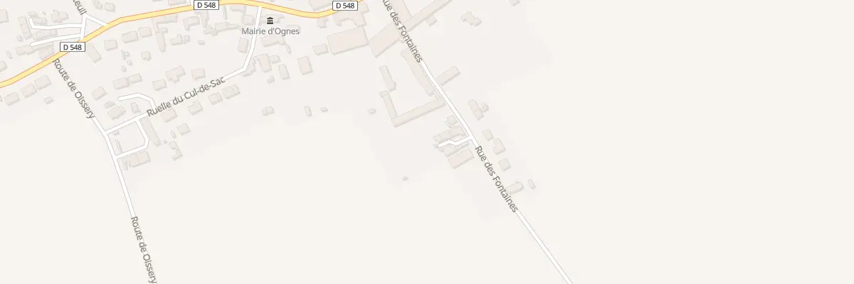 Plan du 4 Rue des Fontaines à Ognes