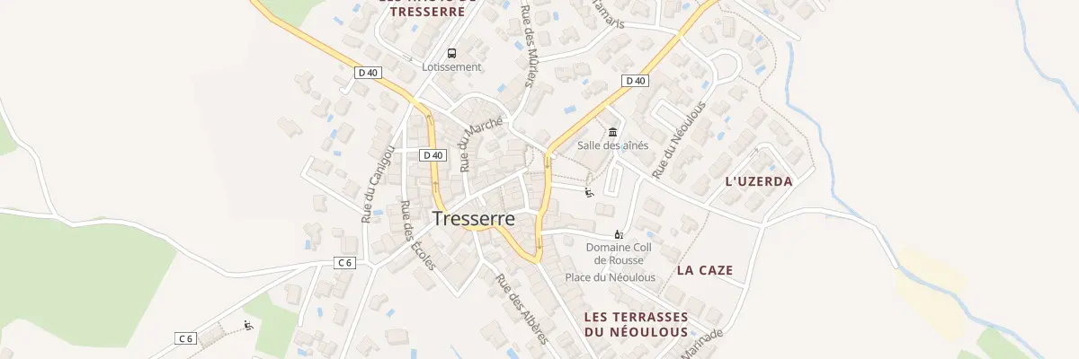 Plan du 13 Av de Perpignan à Tresserre