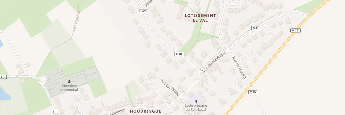 Plan du 7 Rue de Leval à Aubers