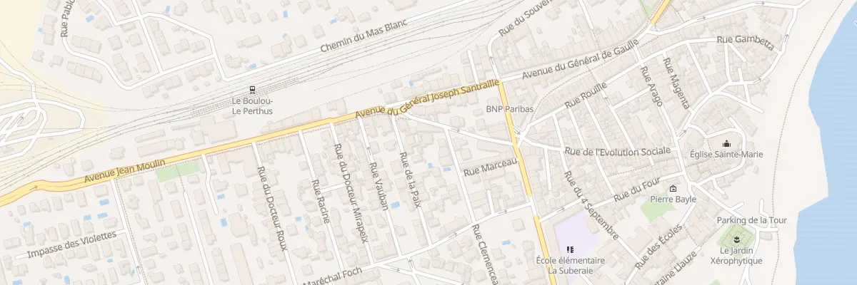 Plan du 2 Rue Prof Calmette au Boulou