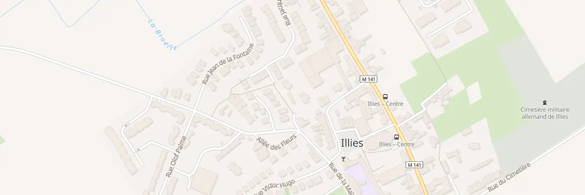 Plan du 6 Rue du Hus à Illies