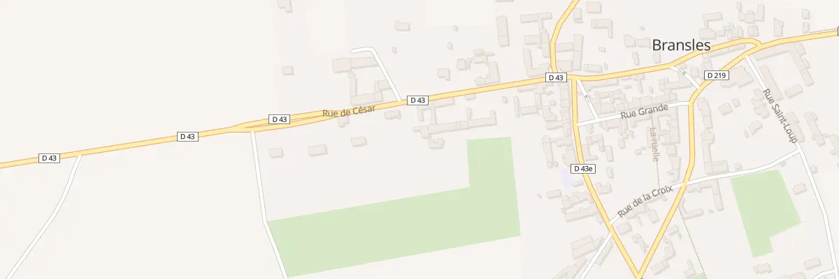 Plan du 43 Rue de César à Bransles