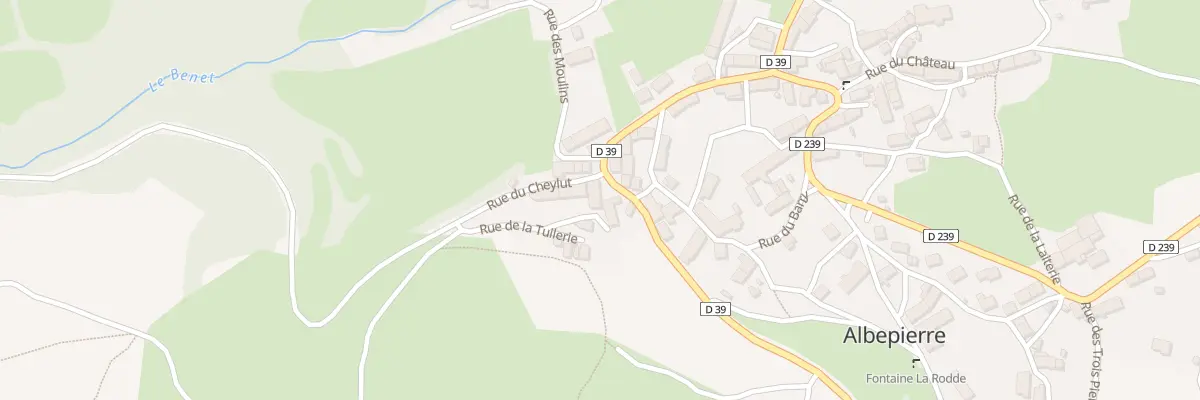 Plan du 5108 Le Bourg à Albepierre-Bredons