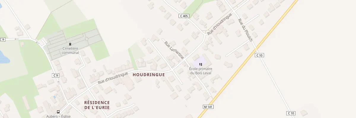 Plan du 45 Rue d’Houdringue à Aubers