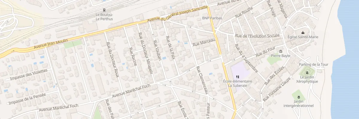Plan du 15 Rue de la Paix au Boulou
