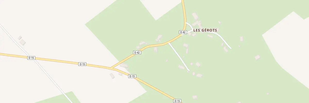 Plan du 56 Les Gerots à Croisy