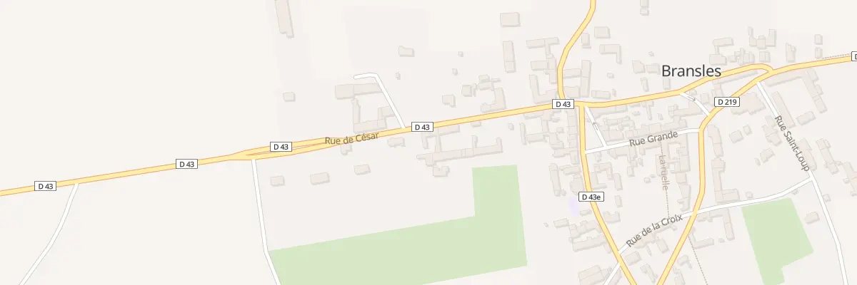 Plan du 39 Rue de César à Bransles