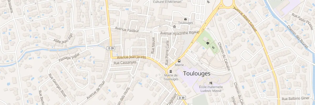 Plan du 9 Rue le Carrerou à Toulouges