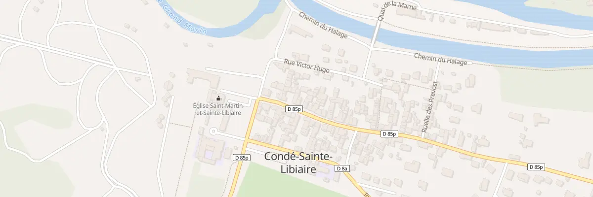 Plan du 23 Rue Pasteur à Condé-Sainte-Libiaire