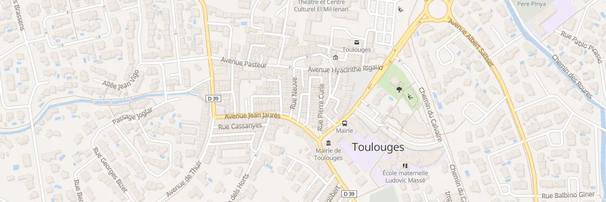 Plan du 5 Rue le Carrerou à Toulouges
