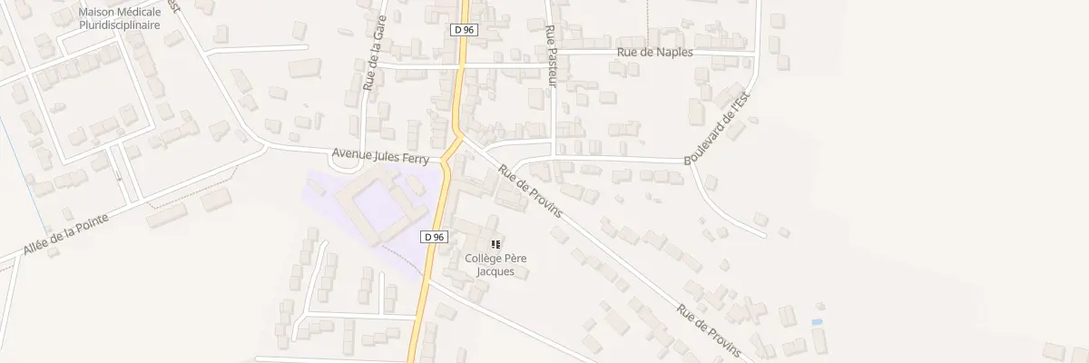 Plan du 55 Bd de l’Est à Villeneuve-le-Comte