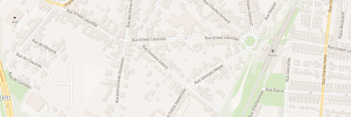 Plan du 62 Rue Ernest Letombe à Avion