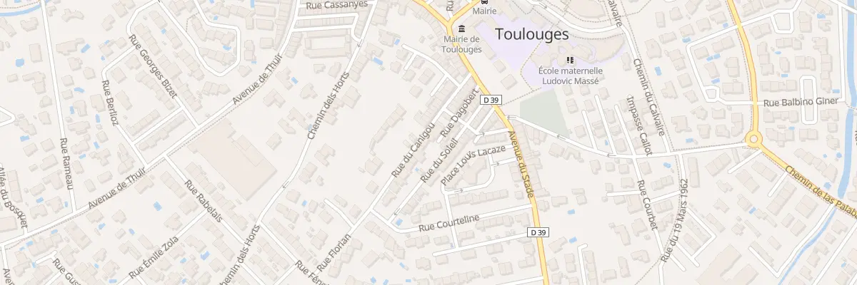 Plan du 19 Rue Dagobert à Toulouges