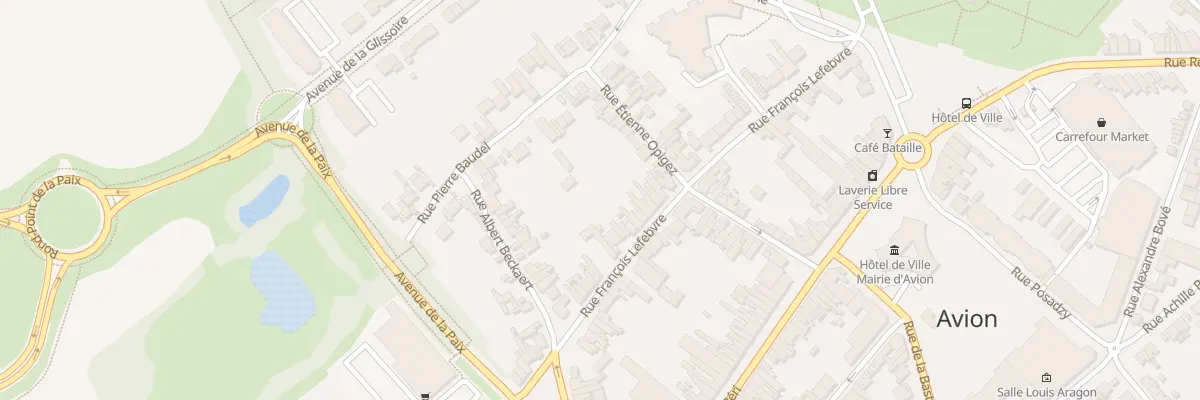 Plan du 52 Rue Francois Lefebvre à Avion