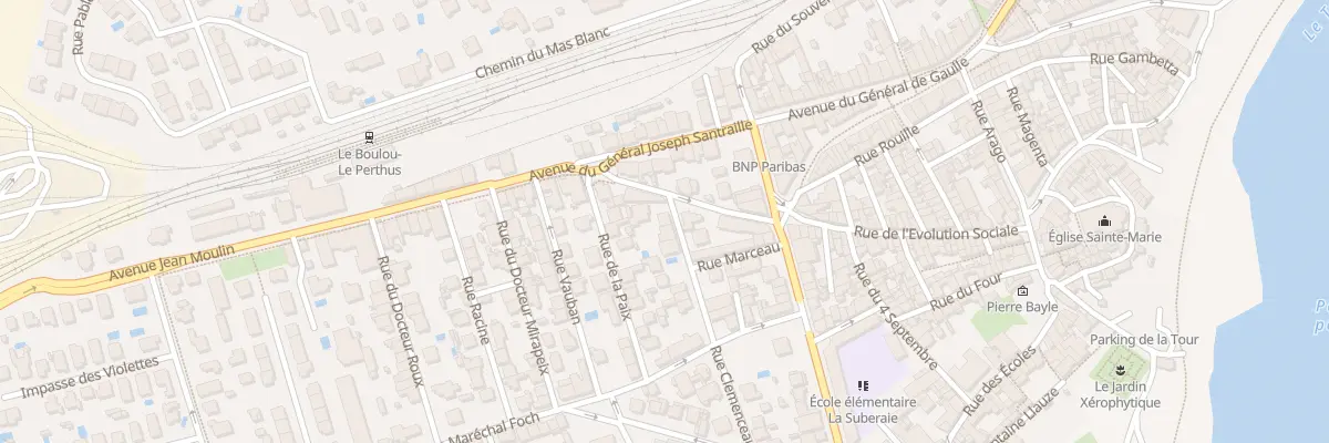 Plan du 4 Rue Prof Calmette au Boulou