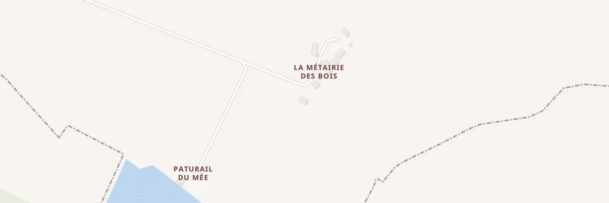 Plan du 9174F La Metairie des Bois à Tendron