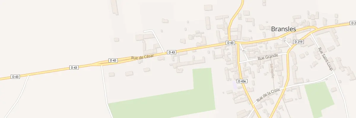 Plan du 37 Rue de César à Bransles