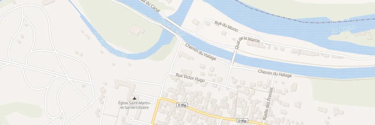 Plan du 1 Rue Victor Hugo à Condé-Sainte-Libiaire