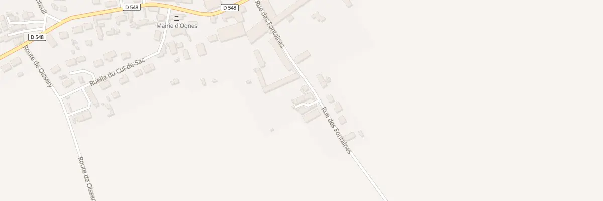 Plan du 6 Rue des Fontaines à Ognes