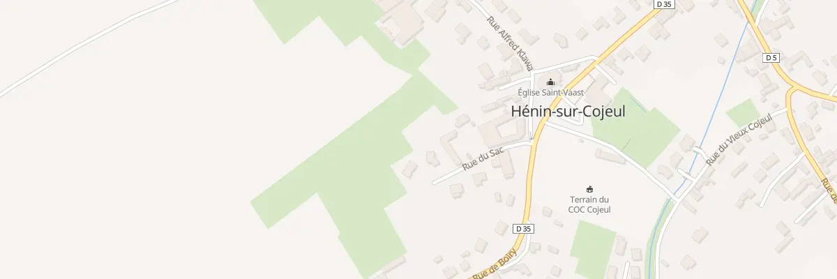 Plan du 5 Rue du Sac à Hénin-sur-Cojeul