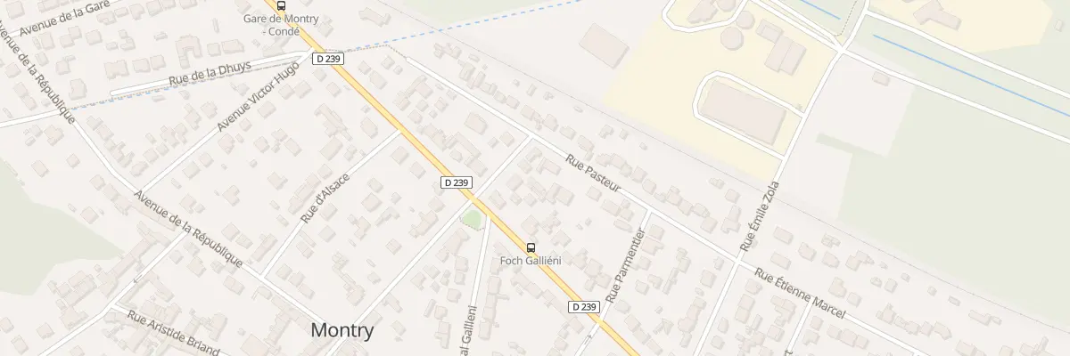 Plan du 30 Av de la Mairie à Montry
