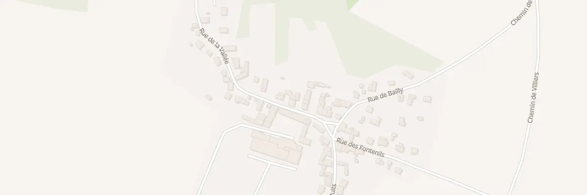 Plan du 12 Rue de la Vallée à Machault