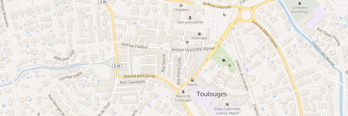 Plan du 1 Rue des Gradins à Toulouges