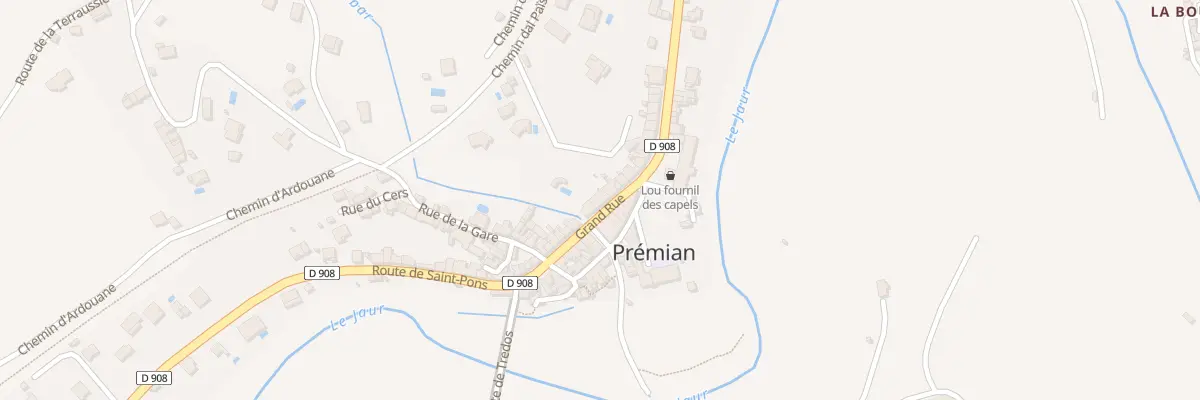 Plan du 5705F Le Village à Prémian