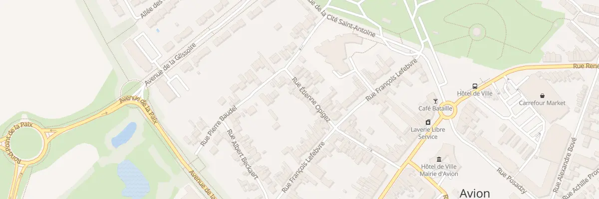 Plan du 33 Rue Etienne Opigez à Avion