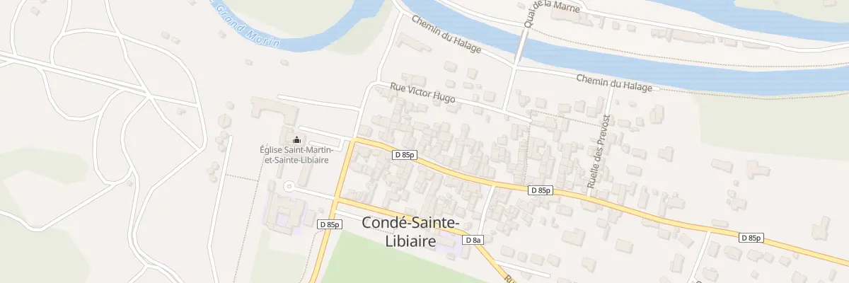 Plan du 33 Rue Pasteur à Condé-Sainte-Libiaire