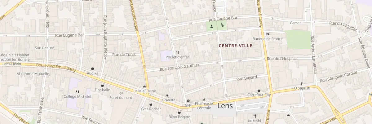 Plan du 52B Rue François Gauthier à Lens