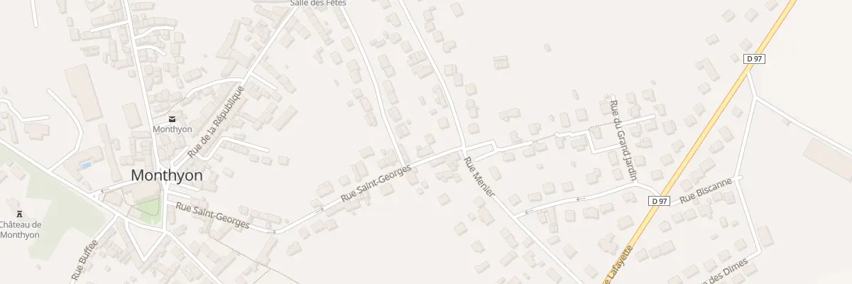 Plan du 35 Rue Saint-georges à Monthyon