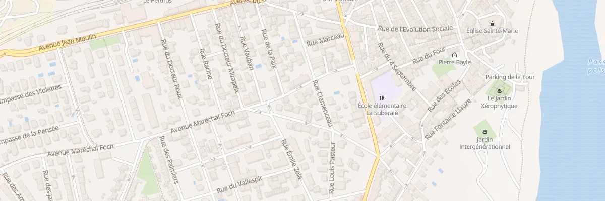 Plan du 3 Av Mal Foch au Boulou