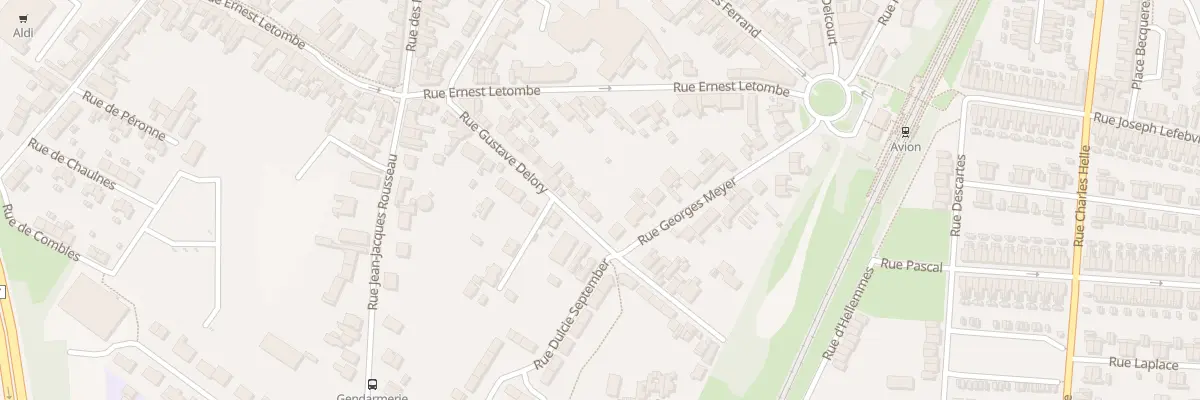 Plan du 19 Rue Gustave Delory à Avion
