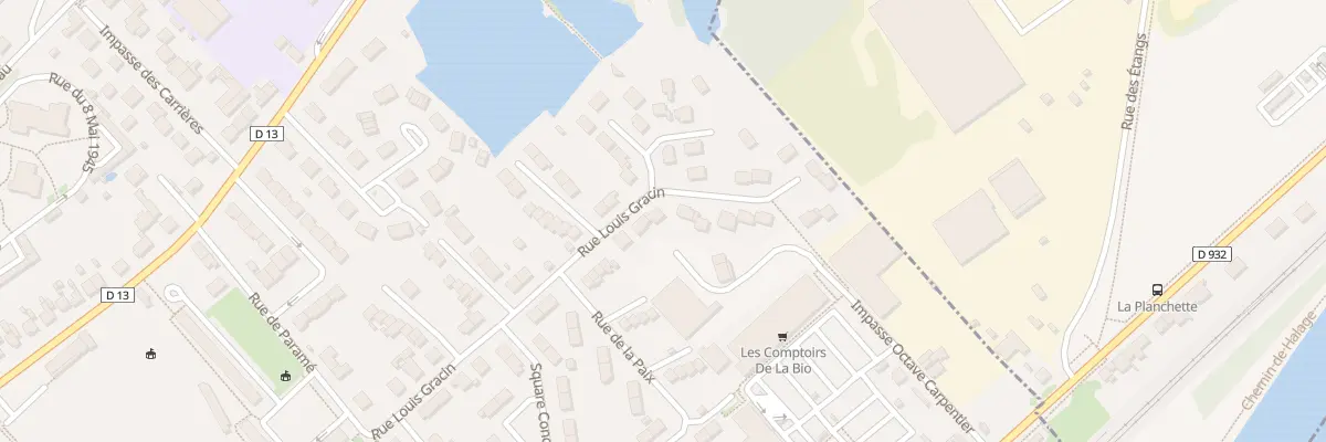 Plan du 544 Rue Louis Gracin à Margny-lès-Compiègne