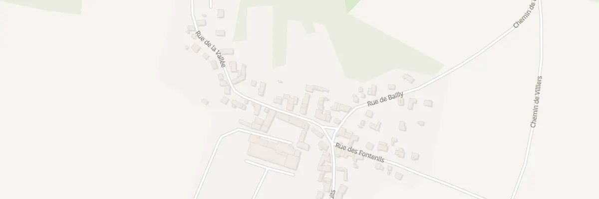 Plan du 10 Rue de la Vallée à Machault