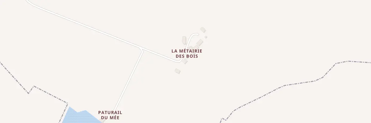 Plan du 9151 La Metairie des Bois à Tendron