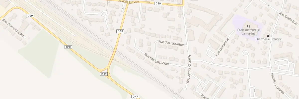 Plan du 17 Rue des Fauvettes à Verneuil-l’Étang