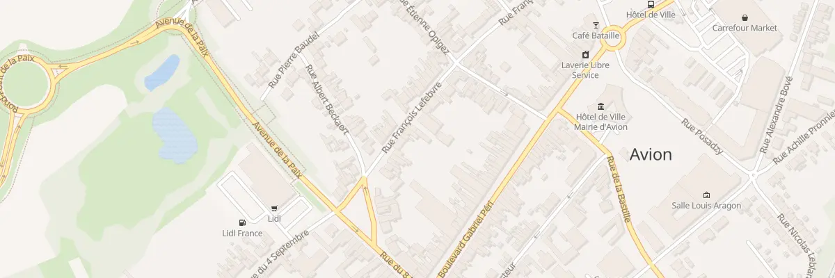 Plan du 47 Rue Francois Lefebvre à Avion