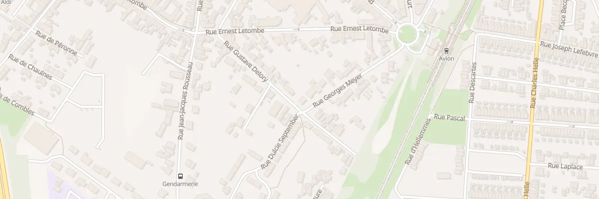 Plan du 23 Rue Gustave Delory à Avion