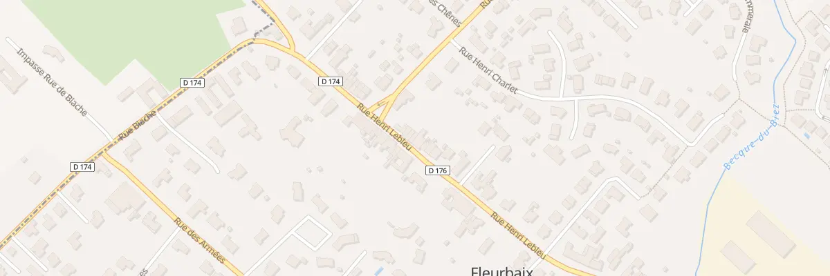 Plan du 50 Rue Henri Lebleu à Fleurbaix