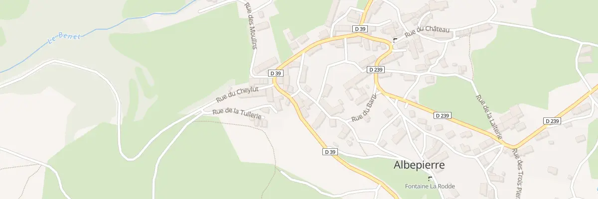 Plan du 5103 Le Bourg à Albepierre-Bredons