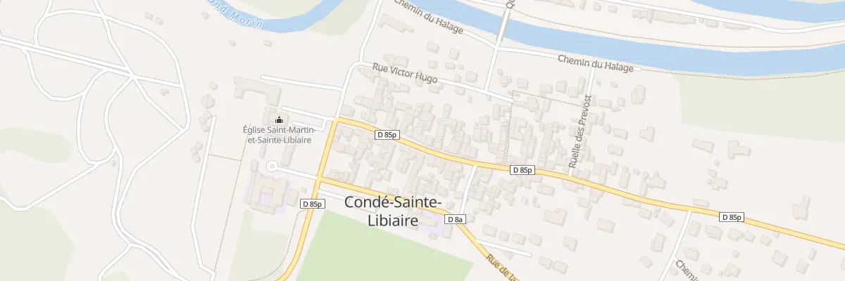 Plan du 45 Rue Pasteur à Condé-Sainte-Libiaire