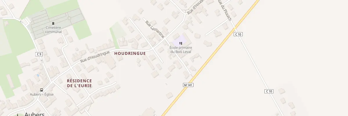 Plan du 6 Rue de Lamartine à Aubers