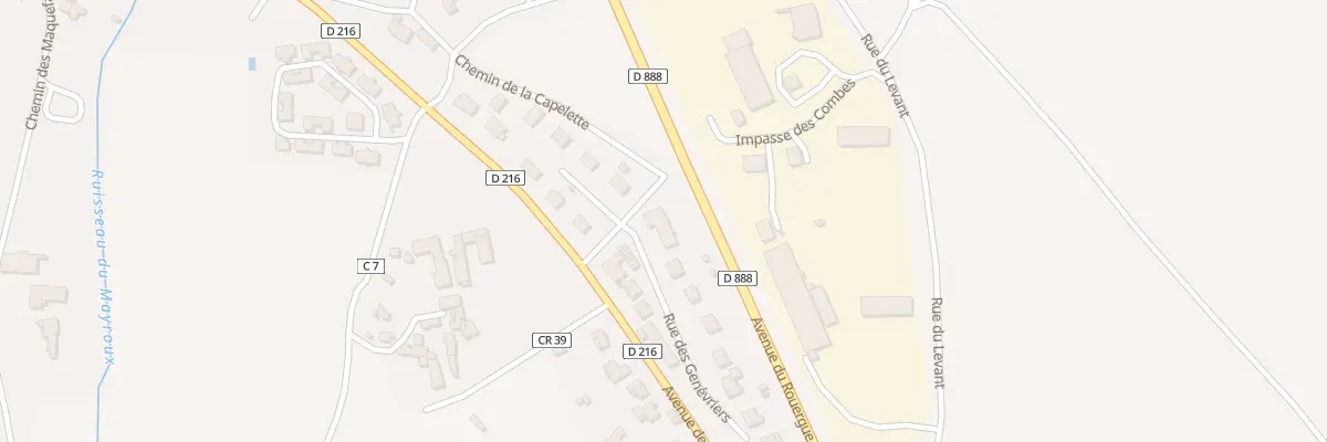 Plan du 2 Imp des Eglantiers à Laissac-Sévérac l’Église