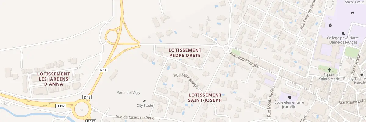Plan du 9 Rue Pedre Drete à Espira-de-l’Agly