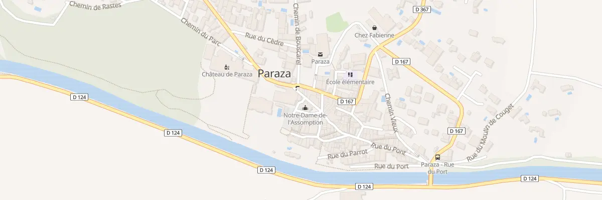 Plan du 19 Pl de l’Eglise à Paraza