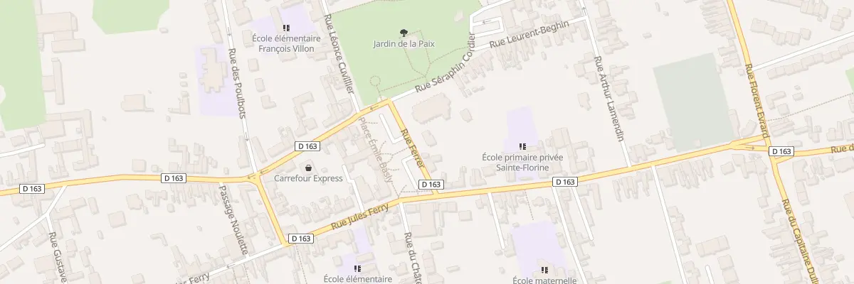 Plan du 1 Rue Ferrer à Douvrin