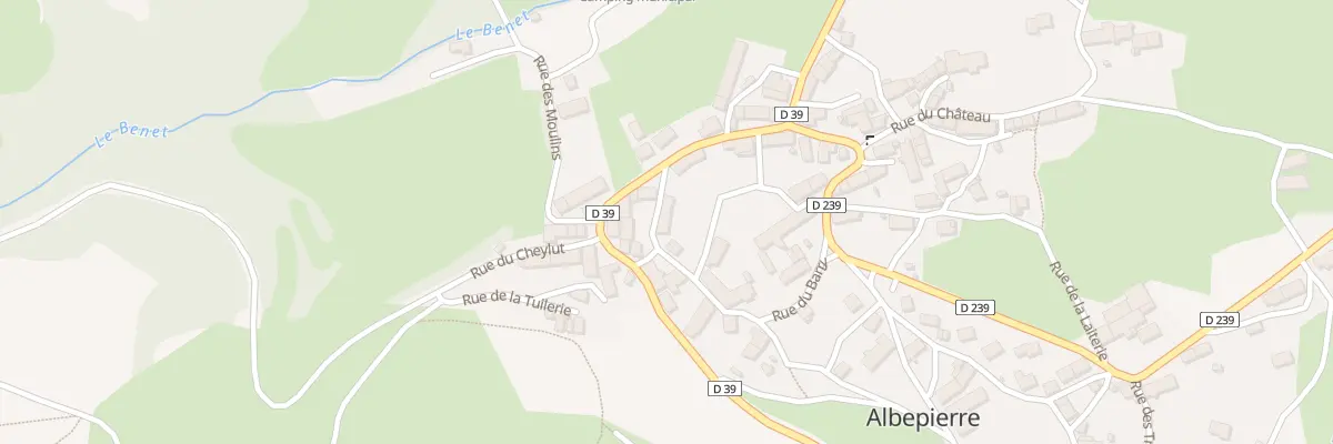 Plan du 5121 Le Bourg à Albepierre-Bredons